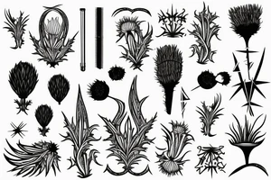 Thistle tattoo idea