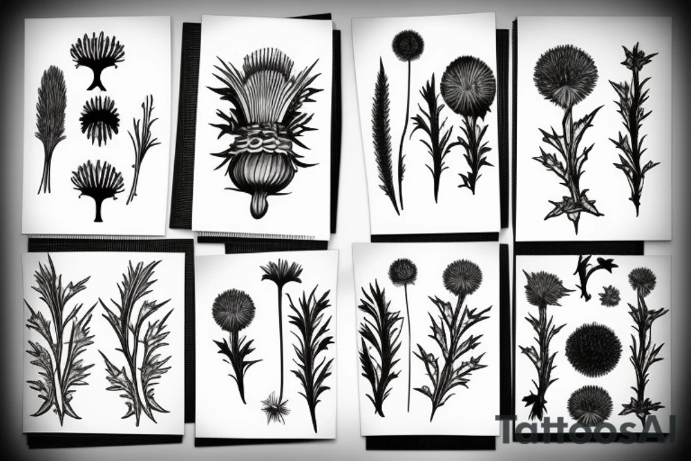 Thistle tattoo idea