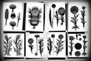 Thistle tattoo idea