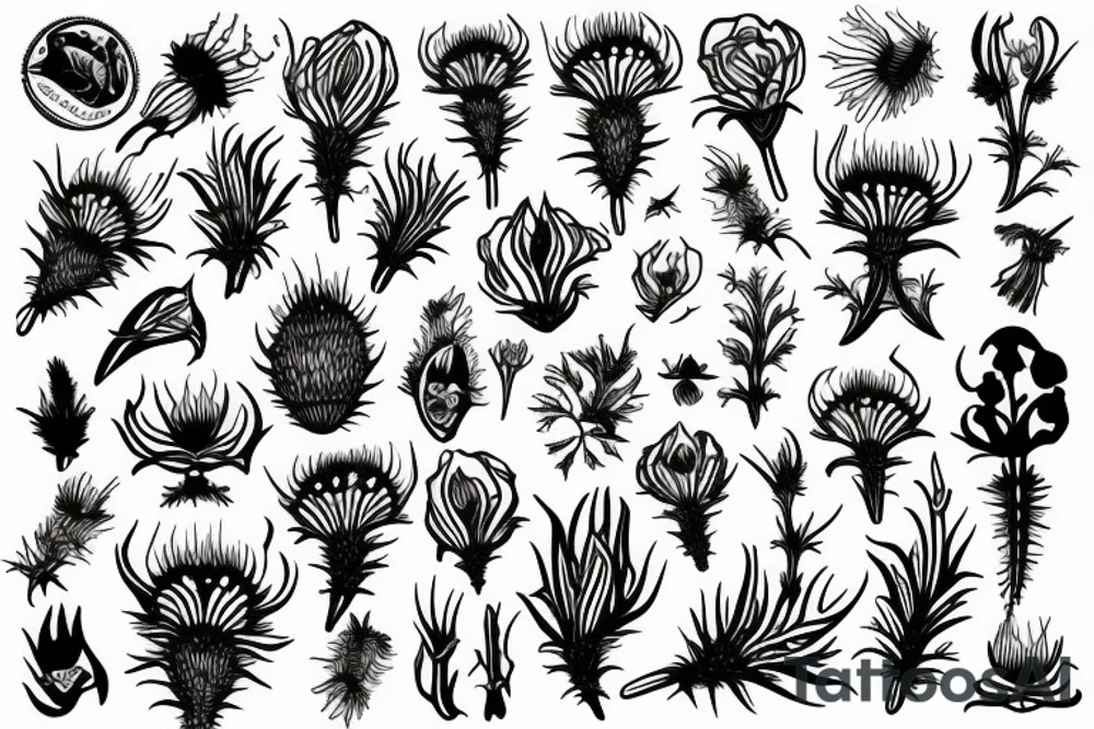 Thistle tattoo idea
