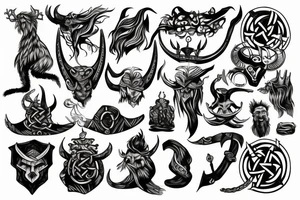 Hero viking tattoo idea