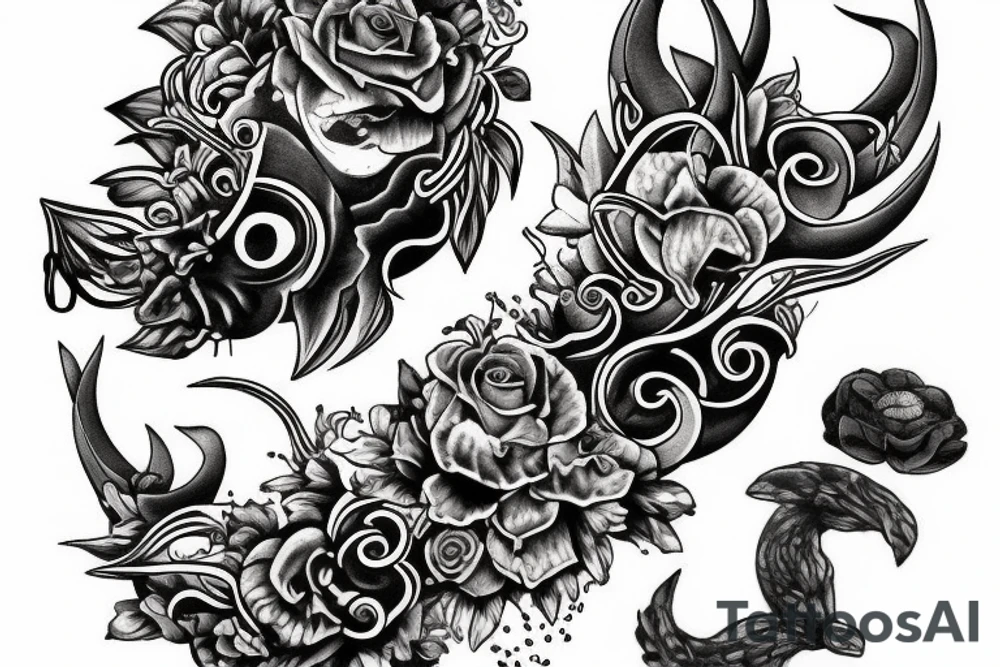 ox head tattoo idea