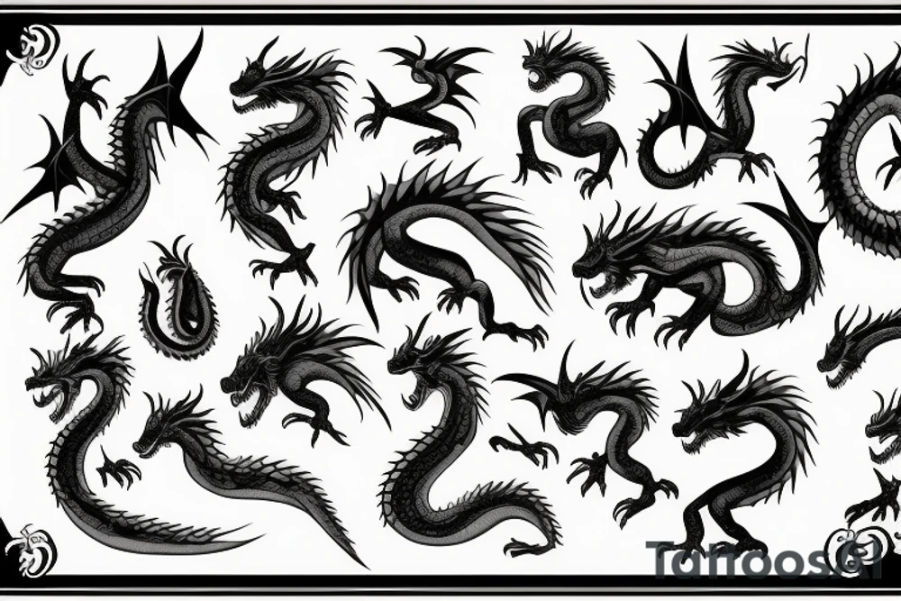 Dragon tattoo idea