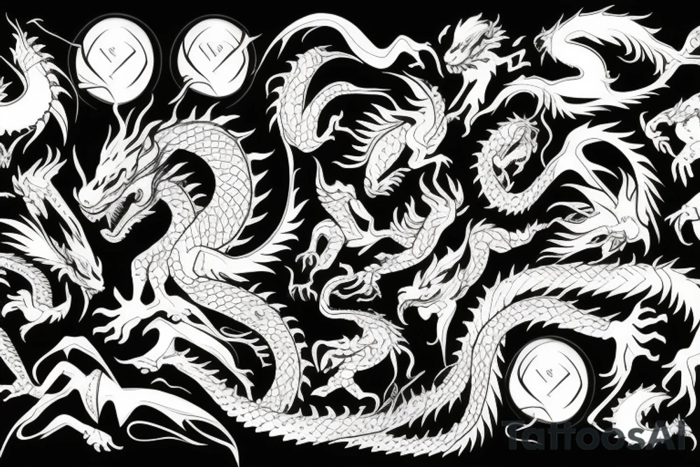 Dragon tattoo idea