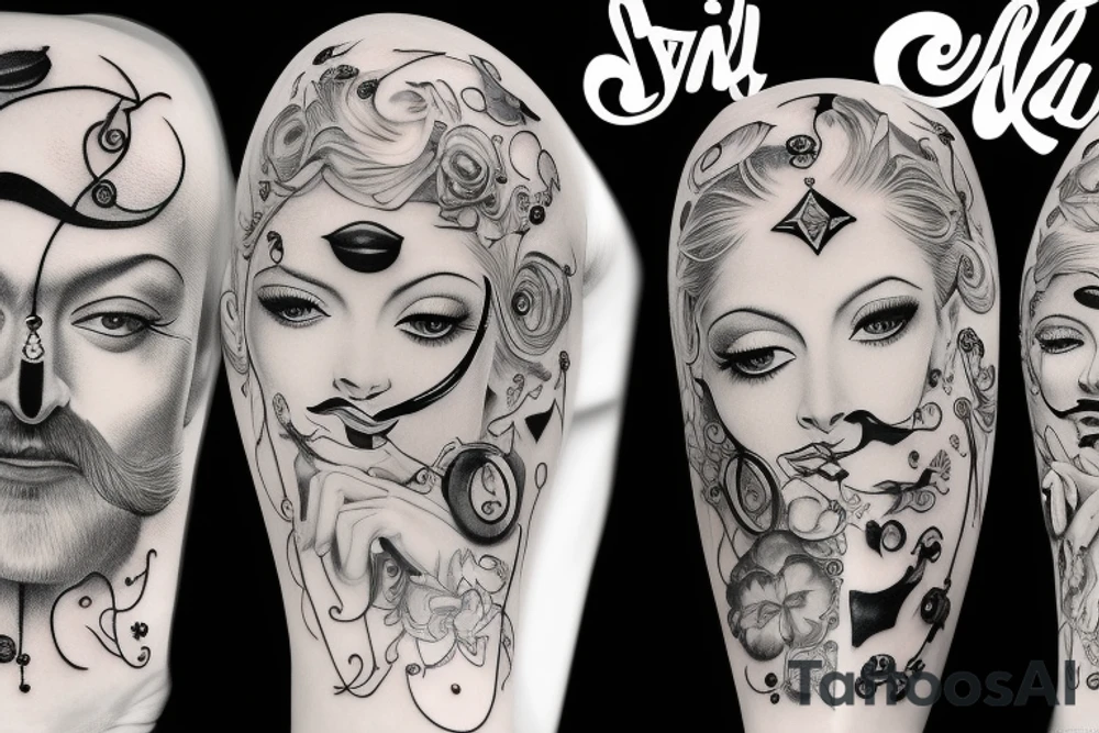 With ruuns about lucky, luxury, famous and talents tattoo idea