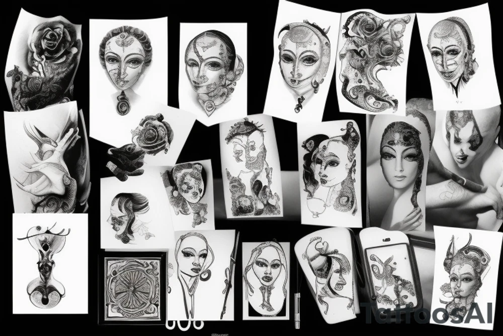 With ruuns about lucky, luxury, famous and talents tattoo idea