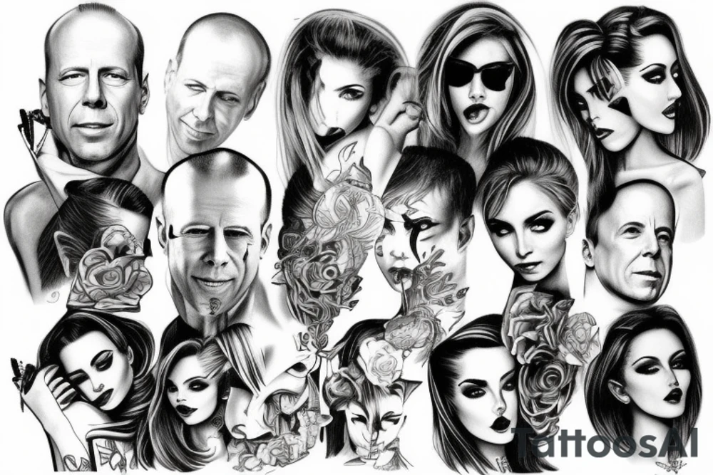With ruuns about lucky, luxury, famous and talents tattoo idea