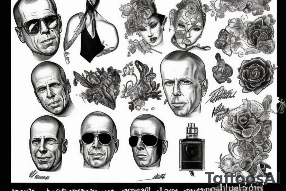 With ruuns about lucky, luxury, famous and talents tattoo idea