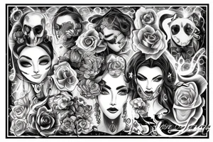 With ruuns about lucky, luxury, famous and talents tattoo idea