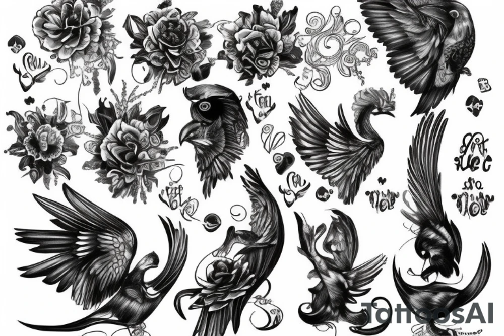 With ruuns about lucky, luxury, famous and talents tattoo idea