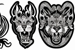 Tough animal tattoo idea