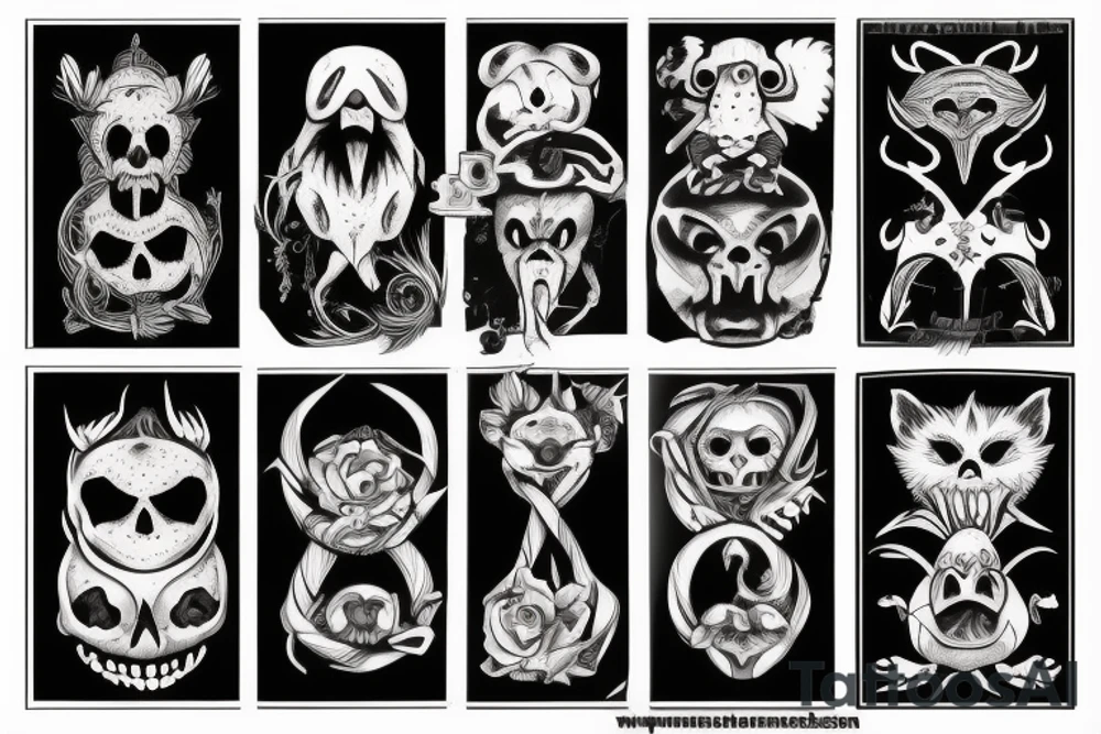 Scary animal tattoo idea