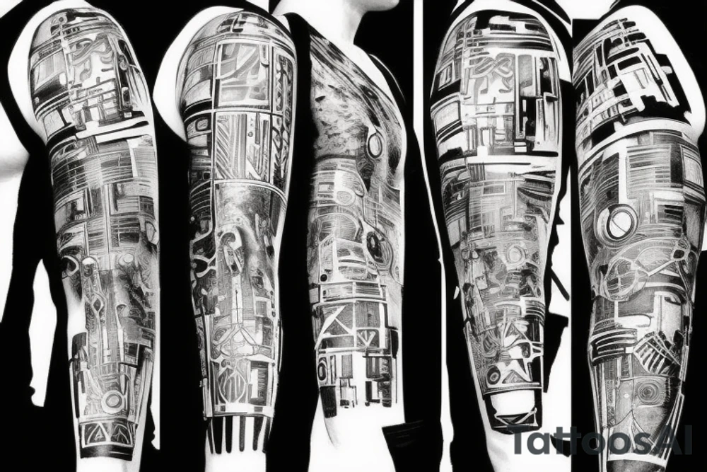 cyberpunk tattoo idea