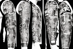 cyberpunk tattoo idea