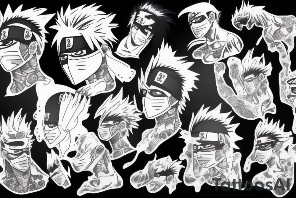 Kakashi Hatake tattoo idea