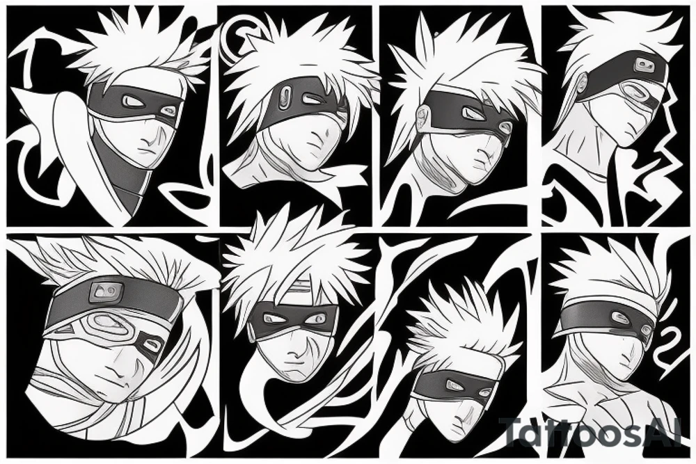 Kakashi Hatake tattoo idea
