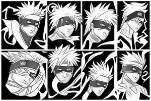 Kakashi Hatake tattoo idea