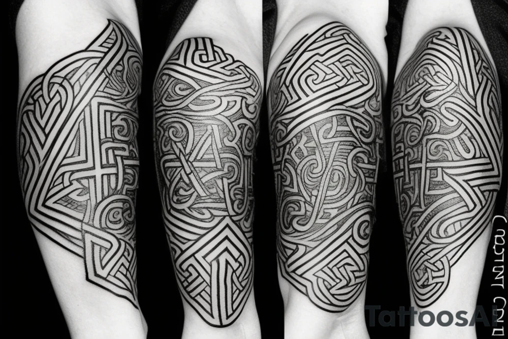 Viking runes tattoo idea