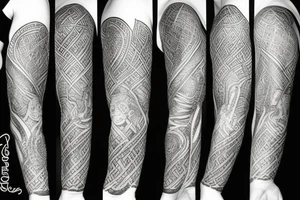 Viking sleeve tattoo idea