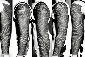 Viking sleeve tattoo idea