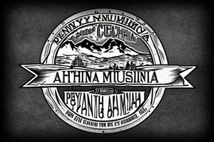 Country music hiking Pennsylvania camping death nihilism tattoo idea