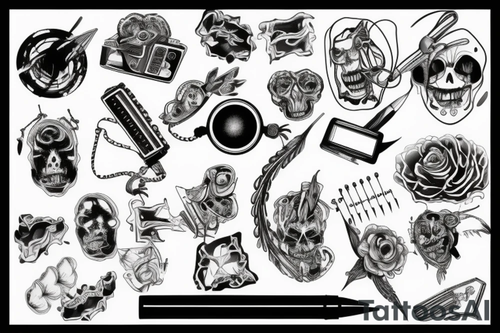 Electrical tattoo idea