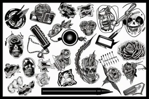 Electrical tattoo idea