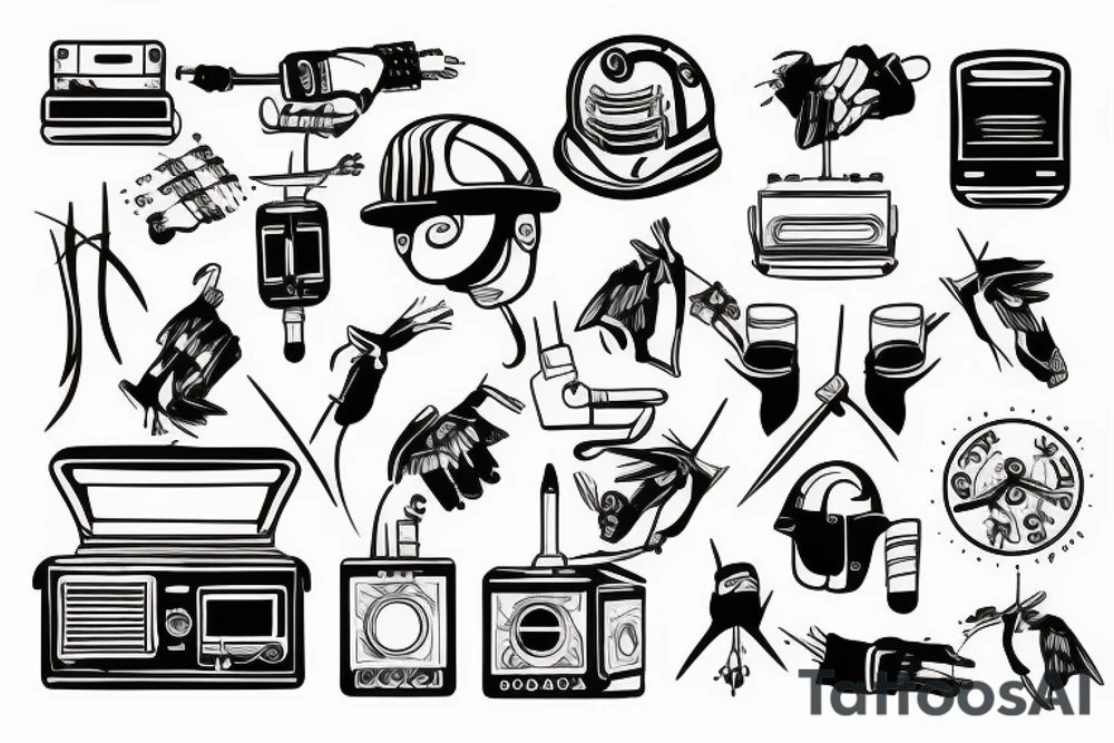 Electrical trade tattoo idea