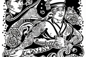 Russian sailor for the Navy tattoo idea