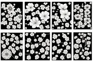 Wild flowers, botanical painting tattoo idea
