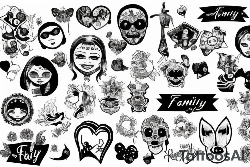 Family Is Everything tattoo idea