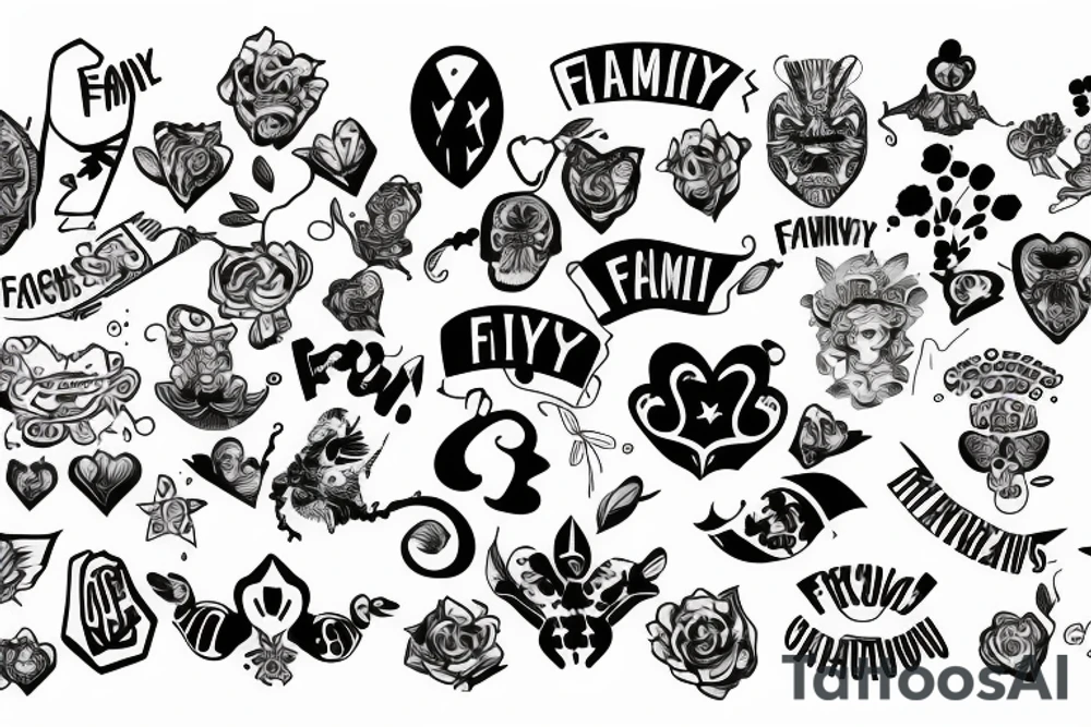 Family Is Everything tattoo idea