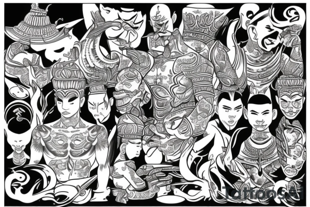 THAI yakuza tattoo idea