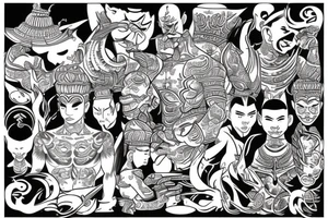THAI yakuza tattoo idea