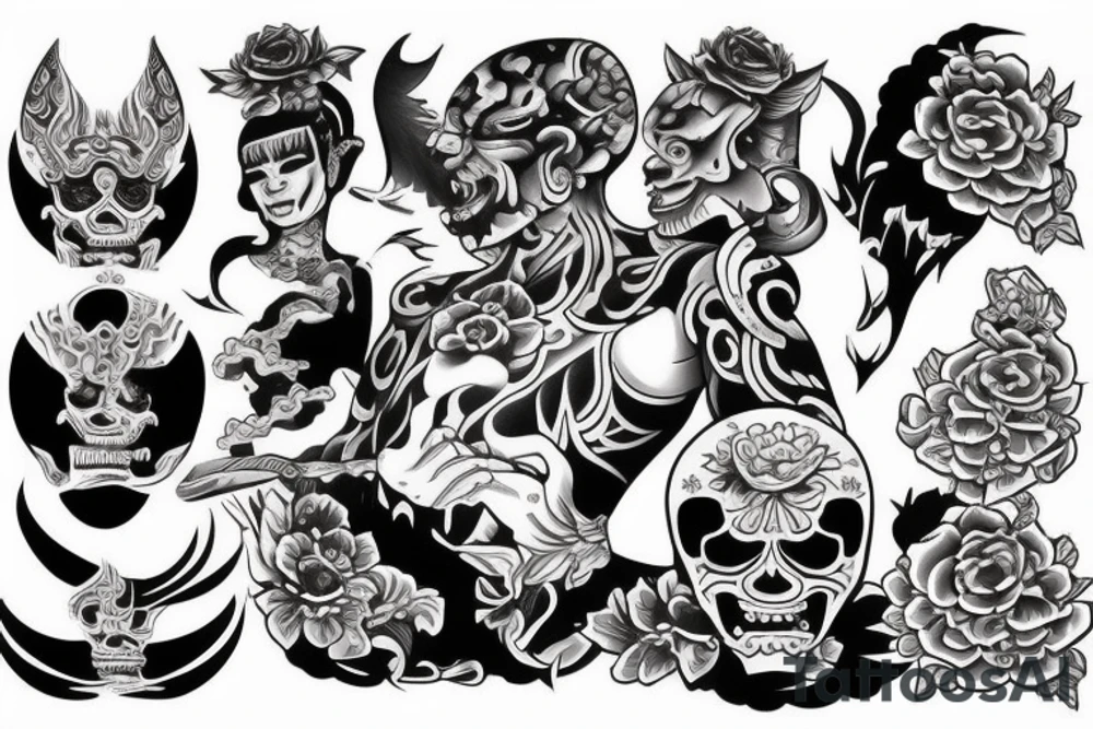 THAI yakuza tattoo idea