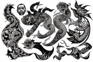 THAI yakuza tattoo idea