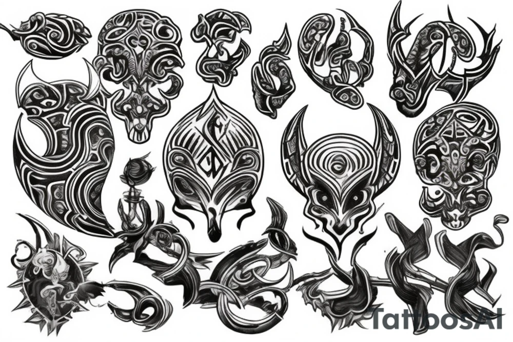 Rune thai tattoo idea