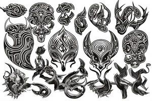 Rune thai tattoo idea