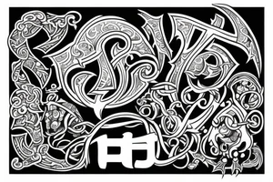 Rune thai tattoo idea