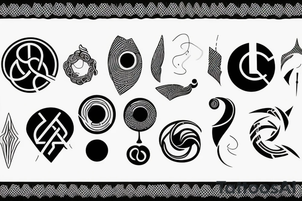 a symbol of movement tattoo idea