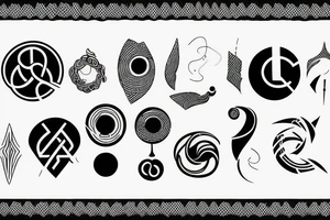 a symbol of movement tattoo idea