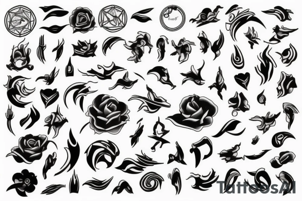 a symbol of movement tattoo idea