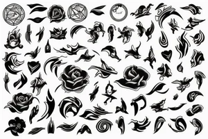 a symbol of movement tattoo idea
