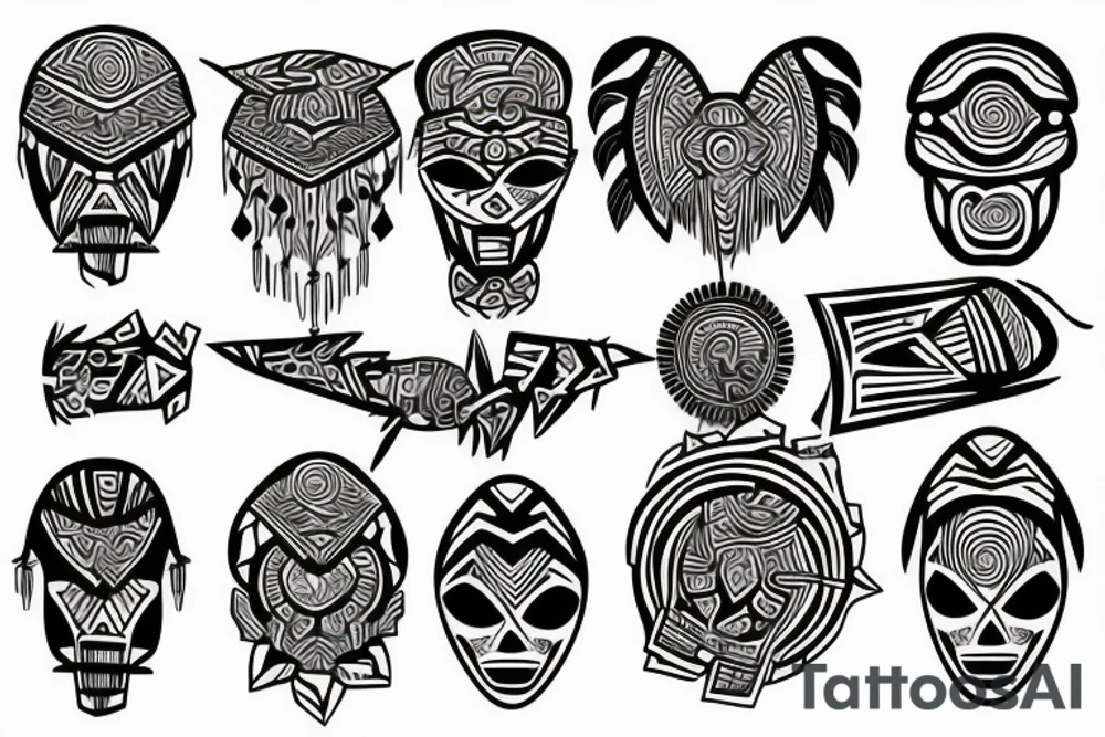 Buildings tattoo idea