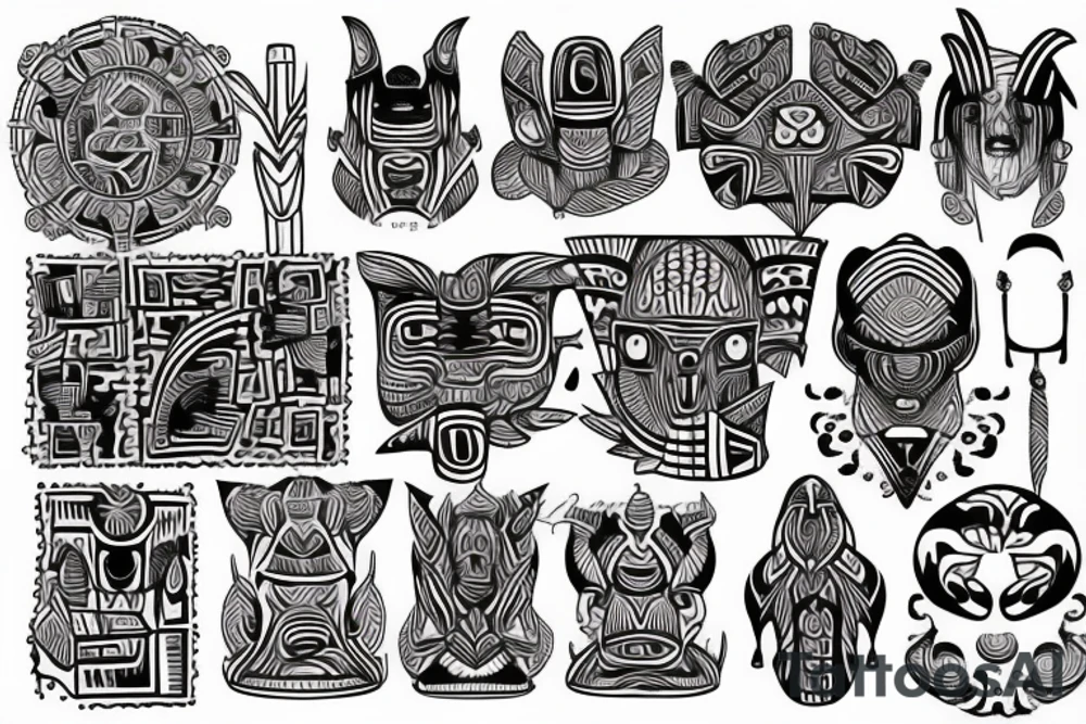 Buildings tattoo idea