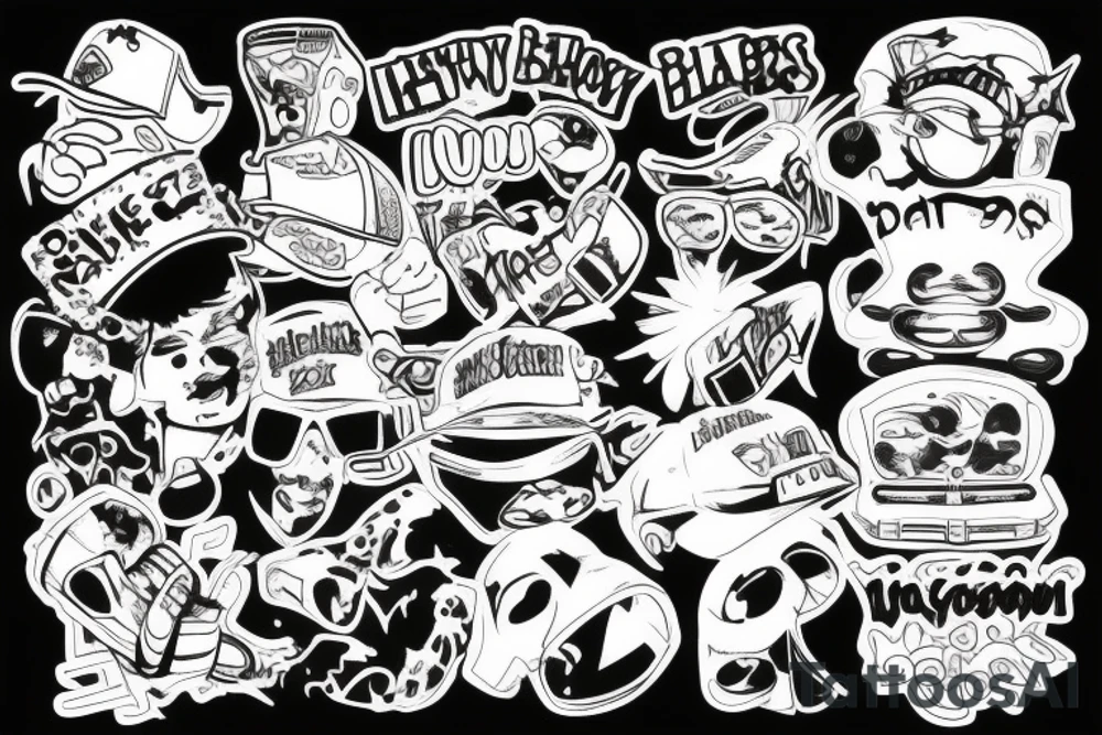 90’s baby tattoo idea