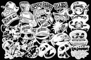 90’s baby tattoo idea