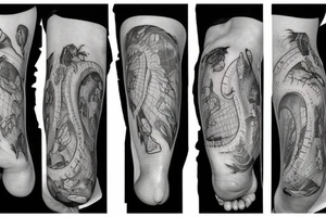 Human organs tattoo idea