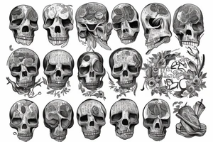 Human organs tattoo idea