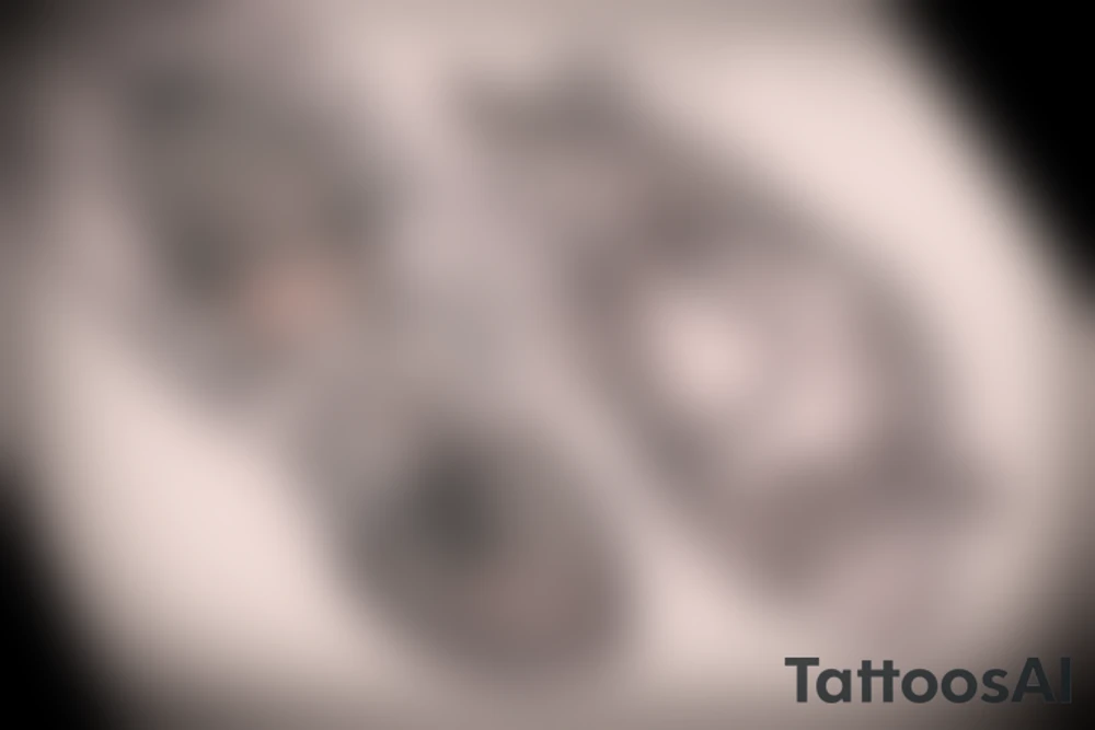 Candle floating on water tattoo idea